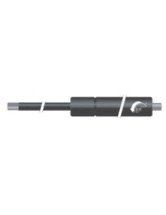 Sprężyna gazowa pchająca 10/21 z gwintem M8 600N, skok 200 mm, długość 455 mm | Mechanika Przemysłowa | Sklep Eshop Dopak
