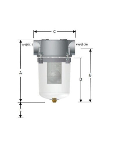 Separator wody do podciśnienia STS 2", max 297 m3/h | Pneumatyka | Eshop Dopak | Wszystko dla Przemysłu