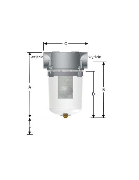 Separator wody do podciśnienia 2 1/2", max 356 m3/h | Pneumatyka | Eshop Dopak | Wszystko dla Przemysłu