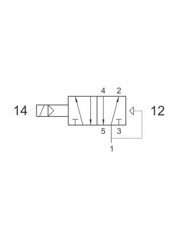 Elektrozawór ISO1 5/2 | Pneumatyka | Eshop Dopak | Wszystko dla Przemysłu