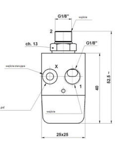 Zawór pneumatyczny sterowany, odcinający dwukierunkowy G 1/8, AZ Pneumatica | Hydraulika | Eshop Dopak | Wszystko dla Przemysłu 2