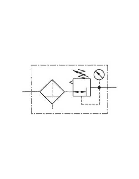 Filtroreduktor G 1/2 GW do 15 bar, regulacja 0-12 bar, 20 mikronów, bez manometru, Standard | Pneumatyka | Eshop Dopak | Wszystk
