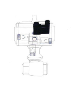 Elektrozawór  3/2 G 1/8, obrotowy ze śrubą montażową, AZ Pneumatica | Pneumatyka | Eshop Dopak | Wszystko dla Przemysłu 2