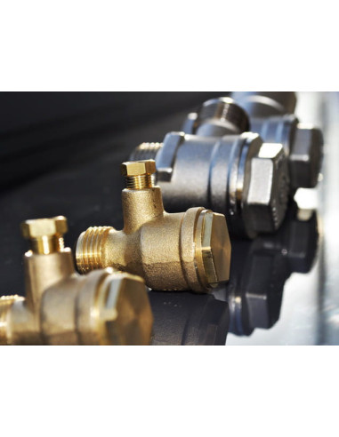 Zawór zwrotny poziomy G 1/2 GZ - G 3/8 GZ, kielich fi 6 mm | Hydraulika | Eshop Dopak | Wszystko dla Przemysłu