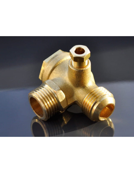 Zawór zwrotny poziomy G 3/4 GZ - G 1/2 GZ, kielich fi 6 mm | Hydraulika | Eshop Dopak | Wszystko dla Przemysłu