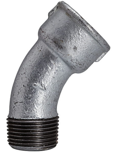 Kolanko gwintowane 45 stopni R 1 1/2 GZ - R 1 1/2 GW, stal ocynkowana | Hydraulika | Eshop Dopak | Wszystko dla Przemysłu