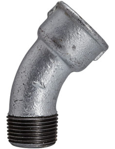 Kolanko gwintowane 45 stopni R 1/4 GZ - R 1/4 GW, stal ocynkowana | Hydraulika | Eshop Dopak | Wszystko dla Przemysłu