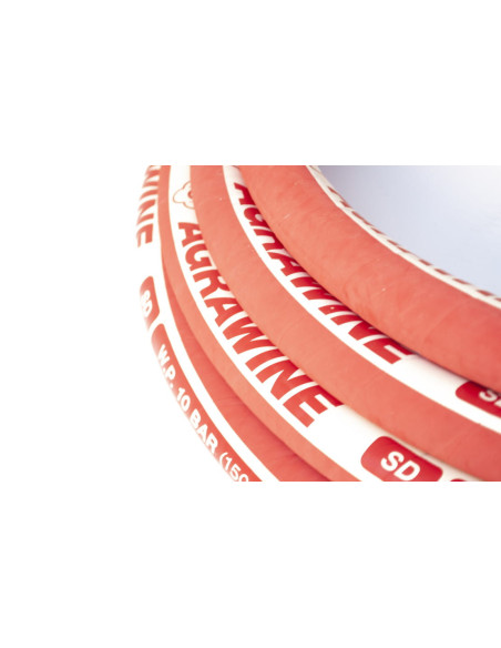Wąż gumowy Agrawine SD/10 do alkoholu FDA fi 25x35 mm, 10 bar, ssawno-tłoczny, czerwony | Pneumatyka | Eshop Dopak | Wszystko dl