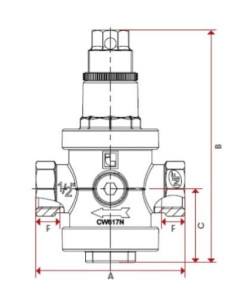 Reduktor cisnienia wody G 3/4w 1-6 bar, max 25 bar | Pneumatyka | Eshop Dopak | Wszystko dla Przemysłu 2