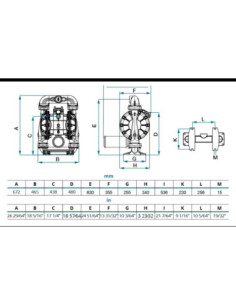 Pompa membranowa SAMOA UP 20 2" AL/PTFE   PTFE membrany standard | Hydraulika | Eshop Dopak | Wszystko dla Przemysłu