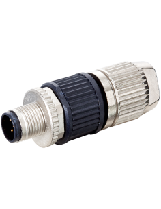 Wtyczka M12 męska, prosta, 5-polowa, 0,34-0,5mm2, zaciski nożowe/ 7000-12533-0000000, MURR ELEKTRONIK | Przewody i Złącza | Esho