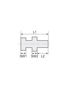 Przyłączka skręcana prosta R 1/4z pod wąż 12, SO | Hydraulika | Eshop Dopak | Wszystko dla Przemysłu 2