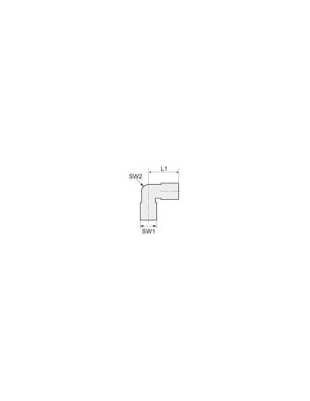 Złączka skręcana kątowa do rury 22, stal węglowa | Hydraulika | Eshop Dopak | Wszystko dla Przemysłu