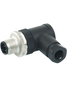Wtyczka M12 męska, kątowa, zaciski śrubowe, 4..6mm / 7000-12821-0000000, MURR ELEKTRONIK | Przewody i Złącza | Eshop Dopak | Wsz
