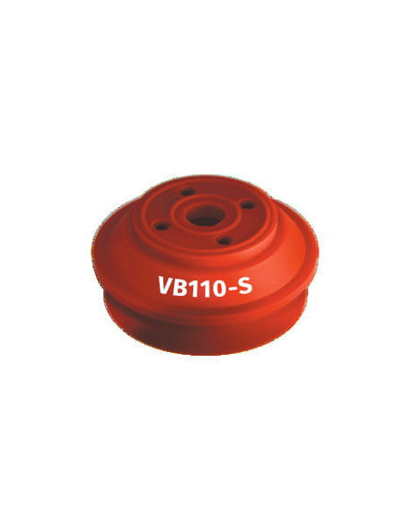 Ssawka 1,5 mieszkowa fi 110mm silikon czerowny | Wszystko dla Przemysłu | Eshop Dopak