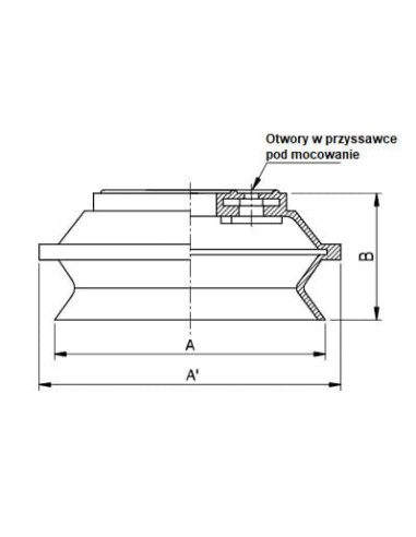 Ssawka 1,5 mieszkowa fi 150mm NBR | Wszystko dla Przemysłu | Eshop Dopak