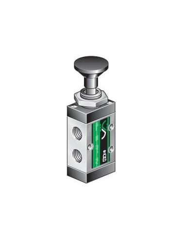 Zawór mechaniczny 3/2, G1/8 sterowany cięgłem | Pneumatyka | Eshop Dopak | Wszystko dla Przemysłu