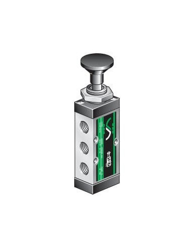 Zawór mechaniczny 5/2, G1/8 sterowany cięgłem | Pneumatyka | Eshop Dopak | Wszystko dla Przemysłu