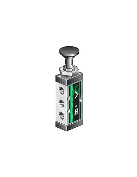 Zawór mechaniczny 5/2, G1/8 sterowany cięgłem | Pneumatyka | Eshop Dopak | Wszystko dla Przemysłu