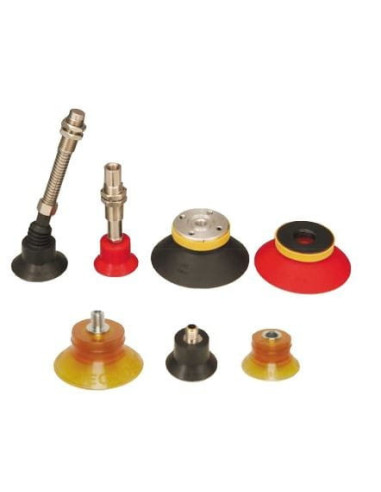 Przyssawka próżniowa fi 40 mm, płaska, PU poliuretan, z mocowaniem G 1/8 GW | Pneumatyka | Eshop Dopak | Wszystko dla Przemysłu