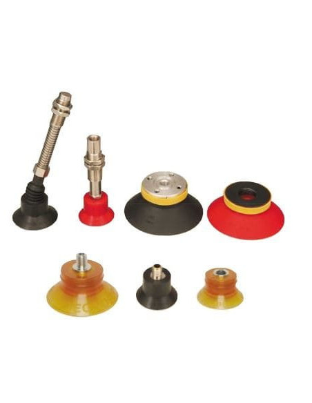 Przyssawka próżniowa fi 40 mm, płaska, PU poliuretan, z mocowaniem G 1/8 GW | Pneumatyka | Eshop Dopak | Wszystko dla Przemysłu