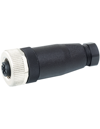 Wtyczka M12 żeńska, prosta, 4-polowa, zaciski śrubowe, 6-8mm / 7000-12941-0000000, MURR ELEKTRONIK | Przewody i Złącza | Eshop D
