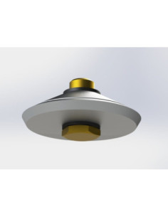 Nóż powietrzny okrągły wewnętrzny G 1/4, 100 mm, 0,05 mm, aluminium | Pneumatyka | Eshop Dopak | Wszystko dla Przemysłu 2