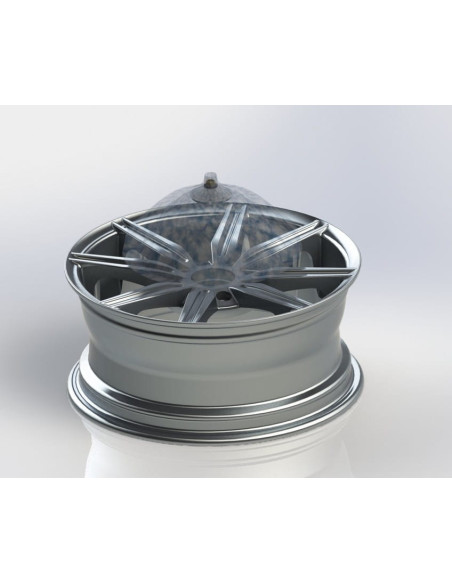 Nóż powietrzny okrągły wewnętrzny G 1/4, 100 mm, 0,05 mm, aluminium | Pneumatyka | Eshop Dopak | Wszystko dla Przemysłu