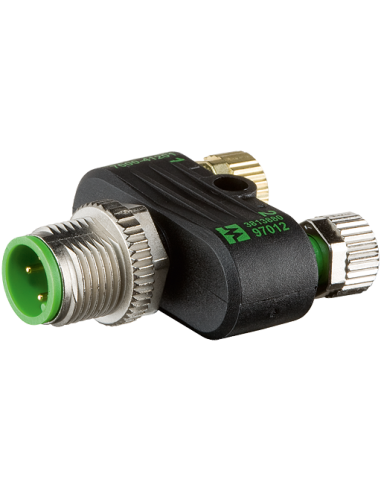 Trójnik M12 męski, 4-polowy - 2xM8 żeński, 3-polowy / 7000-41201-0000000, MURR ELEKTRONIK | Przewody i Złącza | Eshop Dopak | Ws