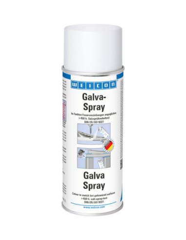 WEICON Galva Spray 400 ml powłoka ochronna do powierzchni metalowych | Chemia techniczna | Eshop Dopak