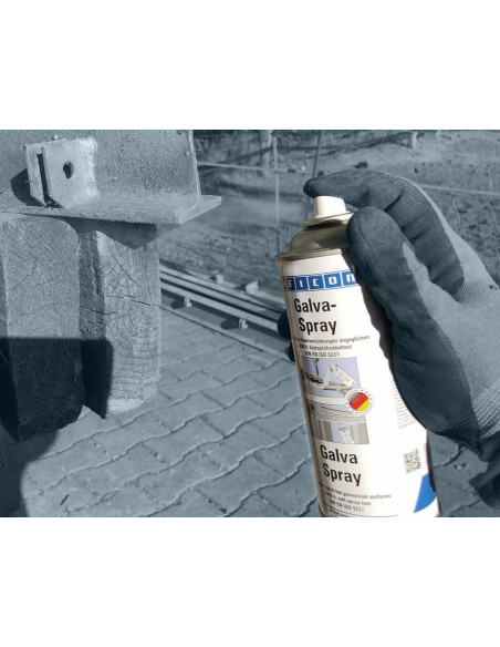WEICON Galva Spray 400 ml powłoka ochronna do powierzchni metalowych | Chemia techniczna | Eshop Dopak