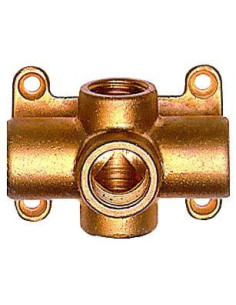 Listwa rozdzielająca naścienna, góra/dół 2 x G 1/2 GW, przód 3 x G 1/2 GW | Hydraulika | Eshop Dopak | Wszystko dla Przemysłu 2