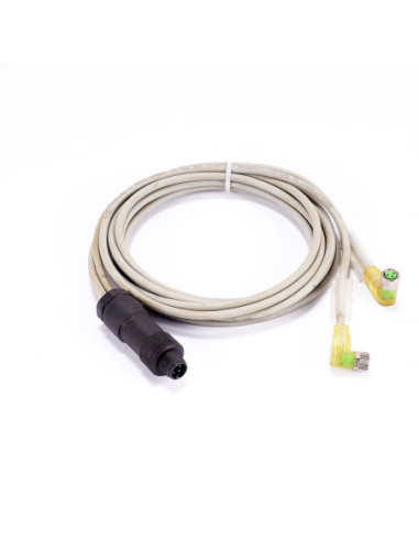 Rozgałęźnik M8 żeński/męski ( M12 x1,25) kątowy ( 1,7m), 7000-08121-2200300, MURR ELEKTRONIK | Przewody i Złącza | Eshop Dopak |