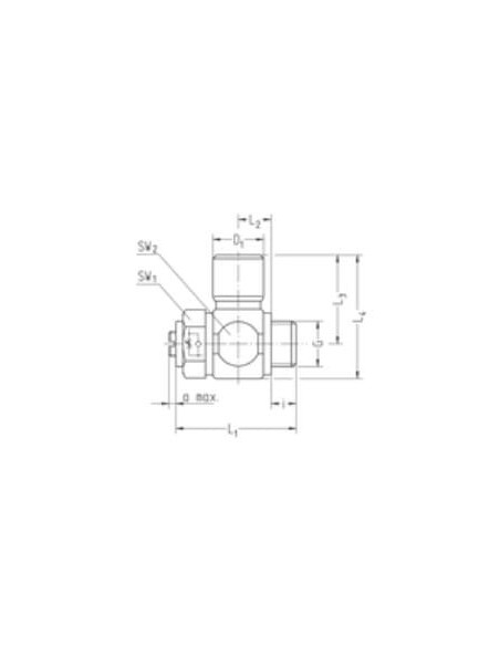 zawór dławiąco-zwrotny G1/8" do węża 8, nierdz, FPM | Hydraulika | Eshop Dopak | Wszystko dla Przemysłu