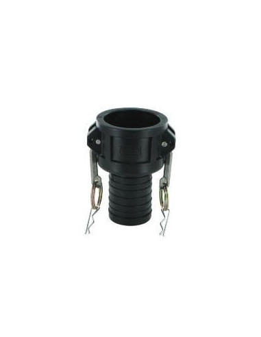 Złącze Camlock typu C z polipropylenu PP DN25, gniazdo do węża 27 mm, C-100-PP
