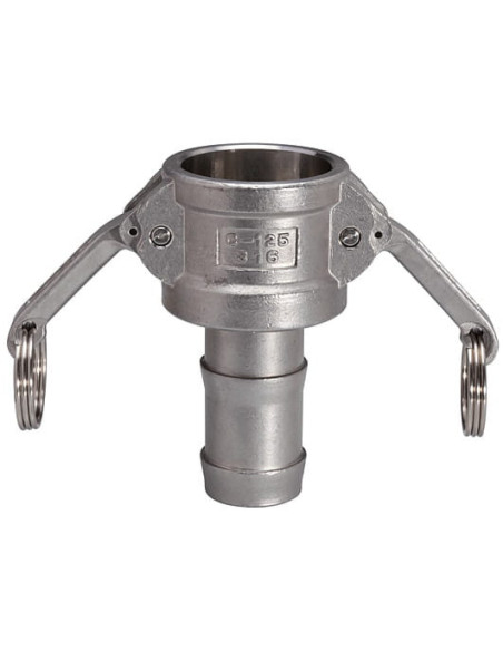 Złącze Camlock typu C ze stali nierdzewnej DN50, gniazdo do węża 51 mm, C-200-SS