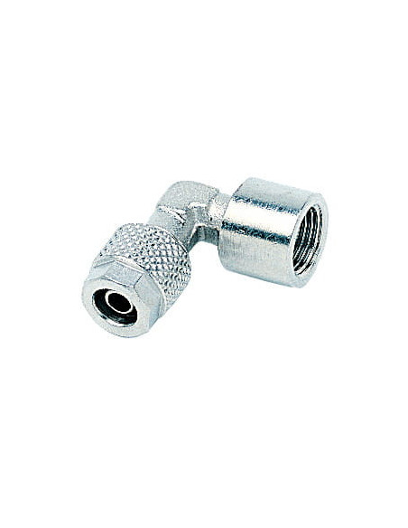 Złączka pneumatyczna skręcana kątowa G 1/4 GW, do węża fi 10x8 mm, mosiądz niklowany | Pneumatyka | Eshop Dopak | Wszystko dla P