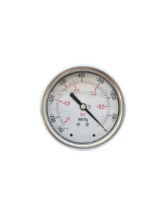 Wakuometr glicerynowy aksjalny -1/0 bar/mmHg, G 1/4, 63 mm | Przyrządy Pomiarowe | Eshop Dopak | Wszystko dla Przemysłu