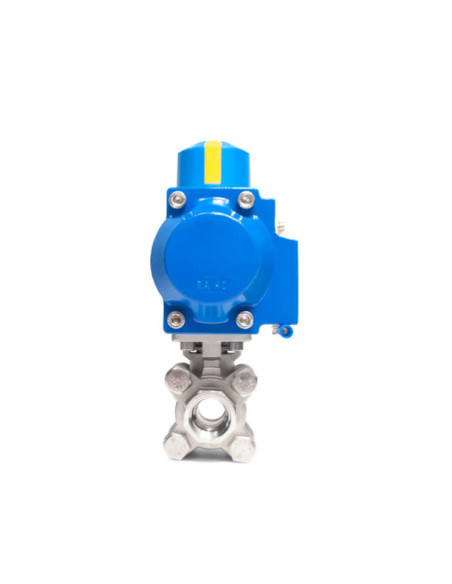 Zawór kulowy 3-elem. nierdz. 1/2" z nap. pneum. podw. dział. RX | Hydraulika | Eshop Dopak | Wszystko dla Przemysłu