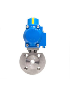 Zawór kulowy kołnierzowy nierdzewny DN100 z nap. pneum. podw. dział. RX | Hydraulika | Eshop Dopak | Wszystko dla Przemysłu 2