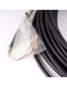 Kabel 9 żył (8x fi 1mm   1x fi2mm) z PINami męskimi z jednej strony, 30,0M, F2 4P 0,25 BLG, MULLER ROBOCABLE | Przewody i Złącza 2