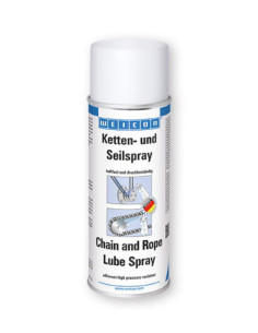 WEICON Chain and Rope Lube Spray 400 ml smar o wysokiej przyczepności do lin i łańcuchów | Chemia techniczna | Eshop Dopak