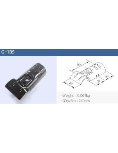 Element łącznikowy G-1BS dla Ø28,G.S.ACE | Mechanika Przemysłowa | Sklep Eshop Dopak