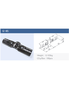 Element łącznikowy G-4S dla Ø28,G.S.ACE | Mechanika Przemysłowa | Sklep Eshop Dopak