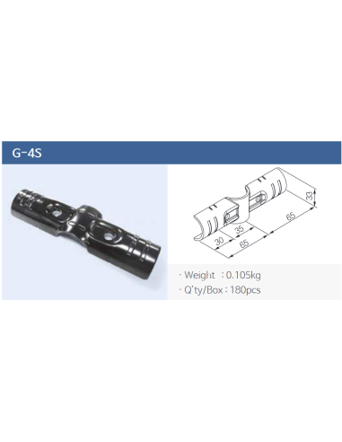 Element łącznikowy G-4S dla Ø28,G.S.ACE | Mechanika Przemysłowa | Sklep Eshop Dopak