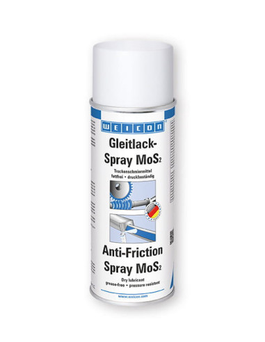 WEICON Anti-Friction Spray MoS2 400 ml smar na bazie dwusiarczku molibdenu | Chemia techniczna | Eshop Dopak