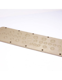 Półka PCV,53x15cm, na 12 śrub fi 6mm | Mechanika Przemysłowa | Sklep Eshop Dopak