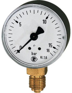 Manometr radialny 0-1 bar, G 1/4, 63 mm | Przyrządy Pomiarowe | Eshop Dopak | Wszystko dla Przemysłu