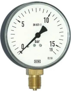 Manometr radialny 0-6 bar, M20x1,5, 100 mm | Przyrządy Pomiarowe | Eshop Dopak | Wszystko dla Przemysłu