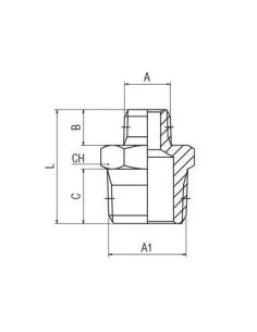 Nypel gwintowany redukcyjny R 3/4 GZ - R 1 GZ, redukcja nyplowa, mosiądz niklowany | Hydraulika | Eshop Dopak | Wszystko dla Prz 2
